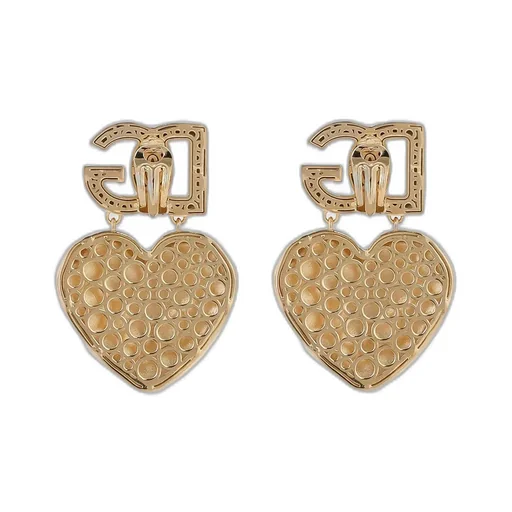 Heart-Pendant Earrings
