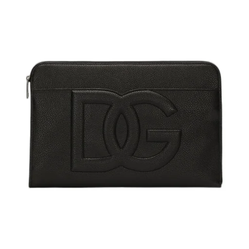 Large Loog Embossed Zipped Pouch