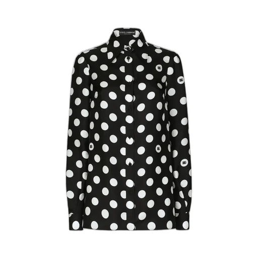Mambo Polka Dot Print Shirt