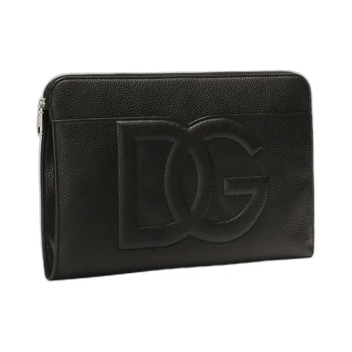 Large Loog Embossed Zipped Pouch