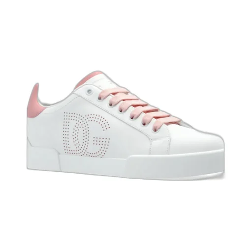 Portofino Dg Logo Perforated Sneakers