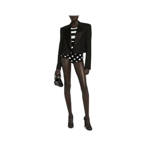 Double Breasted Cropped Jacket