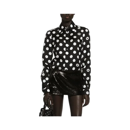Mambo Polka Dot Print Shirt