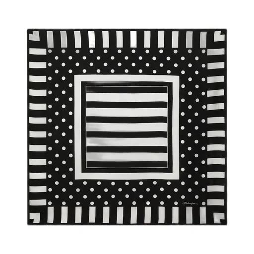 Striped Silk Scarf