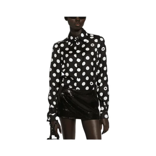 Mambo Polka Dot Print Shirt