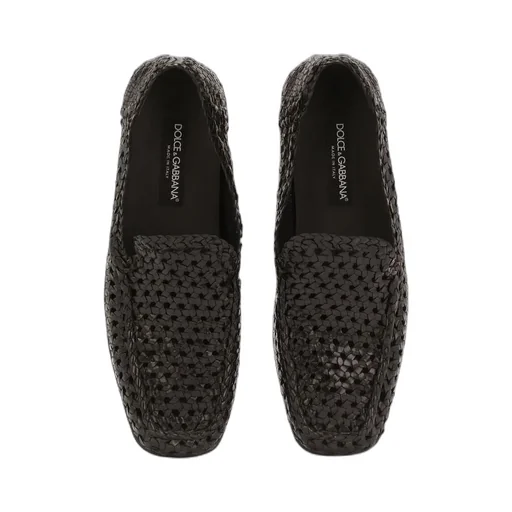Hand-Woven Driver Loafers