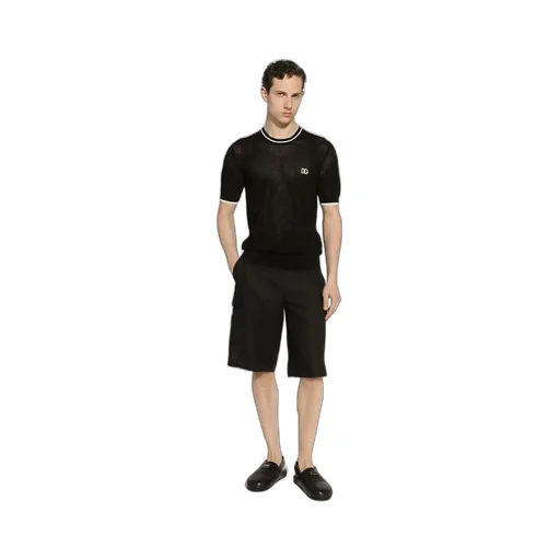 Logo Patch Cargo Shorts