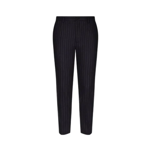 Tailored Pinstriped Flannel Pants