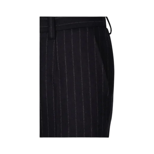 Tailored Pinstriped Flannel Pants