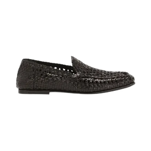 Hand-Woven Driver Loafers