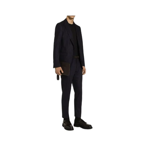 Tailored Pinstriped Flannel Pants