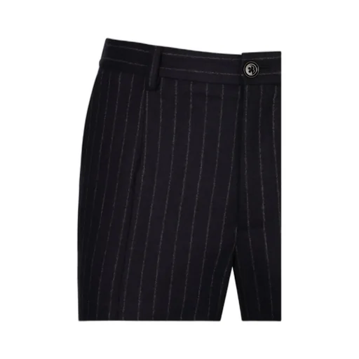 Tailored Pinstriped Flannel Pants