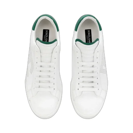 Portofino Dg Logo Perforated Sneakers