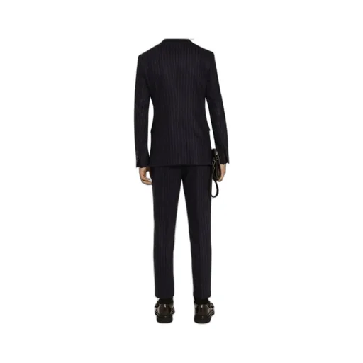 Tailored Pinstriped Flannel Pants