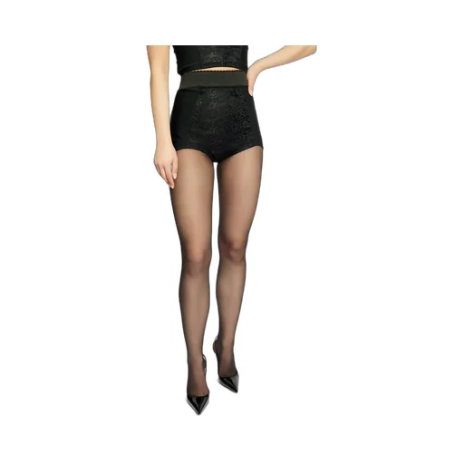 High Waist Jacquard Shorts