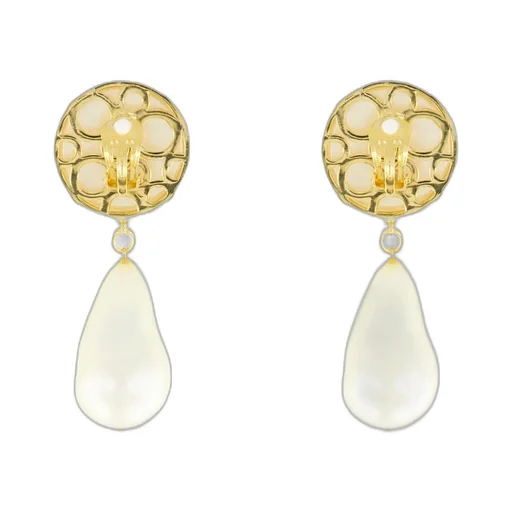 Dg Logo Pearl Earrings