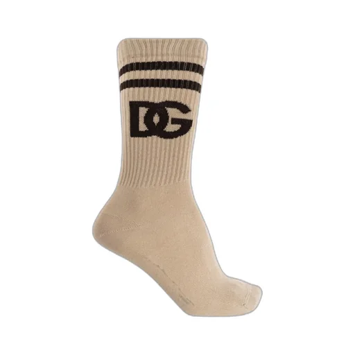 Logo Intarsia Socks