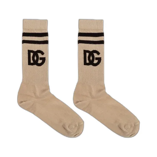 Logo Intarsia Socks