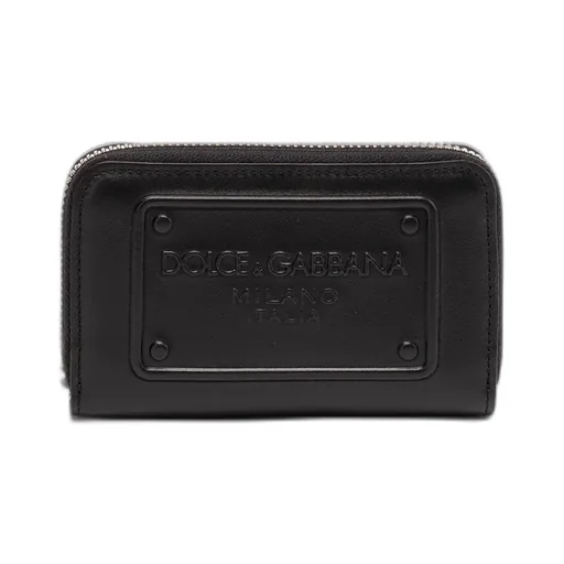Logo-Embossed Zipped Wallet