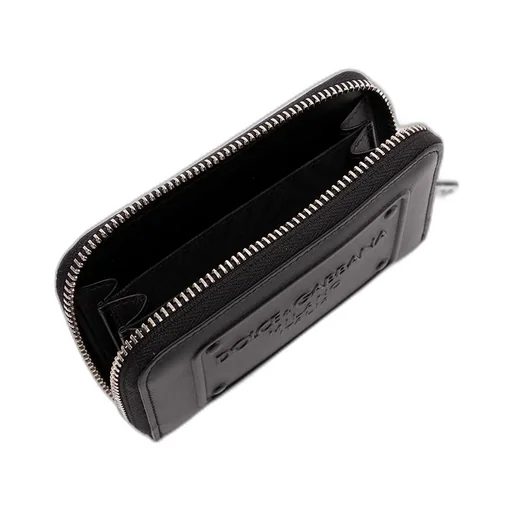 Logo-Embossed Zipped Wallet