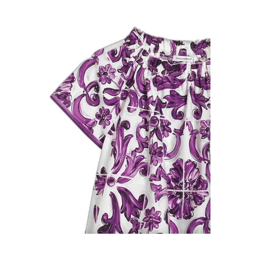 Graphic-Print Cotton Dress
