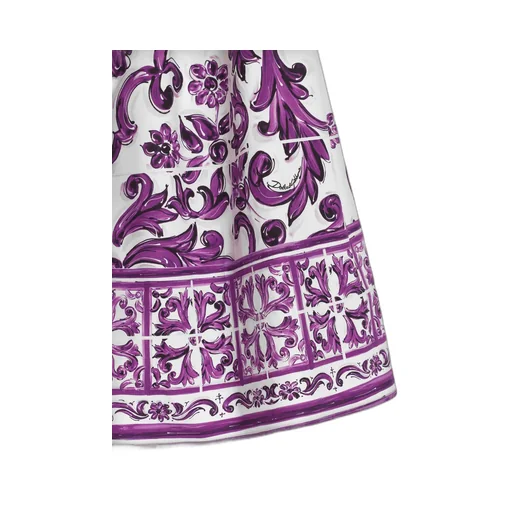 Graphic-Print Cotton Dress