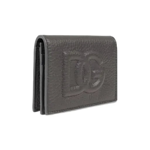 Logo Embossed Foldover Top Wallet