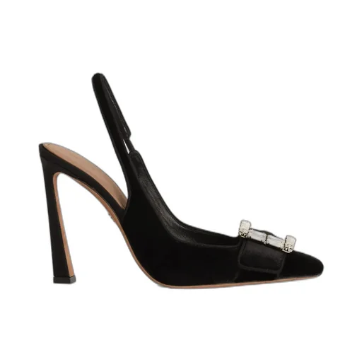 Buckle-Detailing Slingbacks