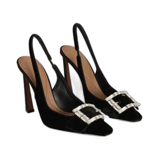 Buckle-Detailing Slingbacks