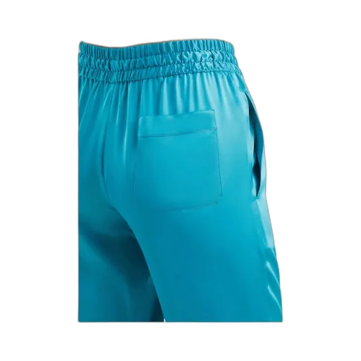 Drawstring-Waist Satin Trousers