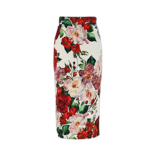 Floral Printed Midi Skirt