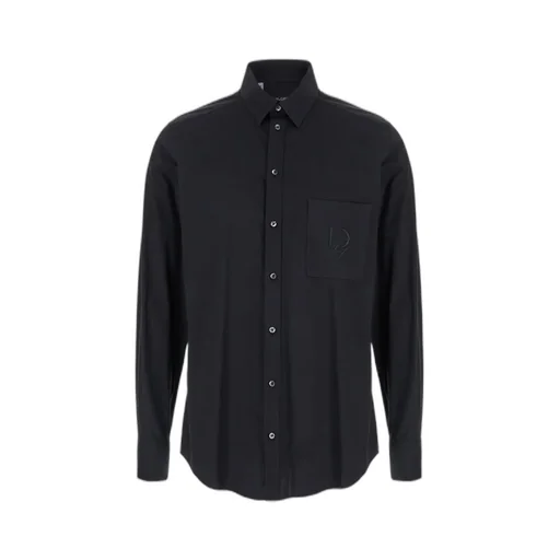 Dg Embroidered Long-Sleeved Shirt