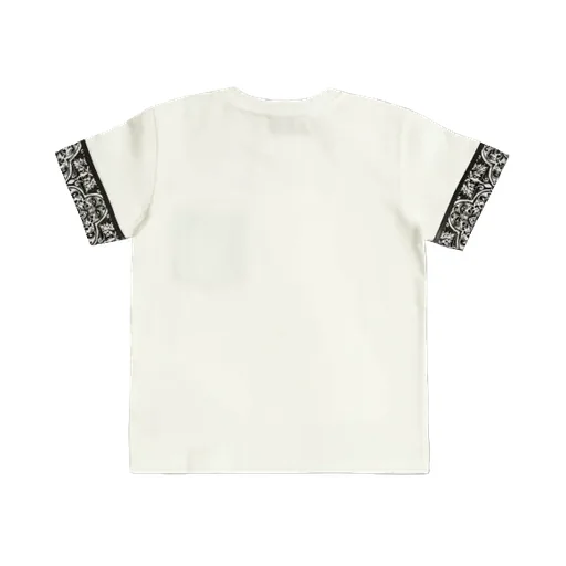 Majolica-Print Short-Sleeved Jersey T-Shirt
