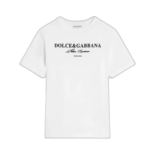 Logo Print Short-Sleeved Jersey T-Shirt
