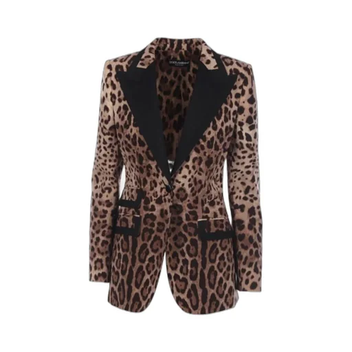 Leopard Print Blazer