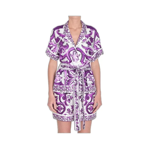 Majolica Printed Short-Sleeved Shirt