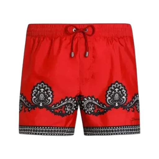 Bandana Printed Swim Shorts