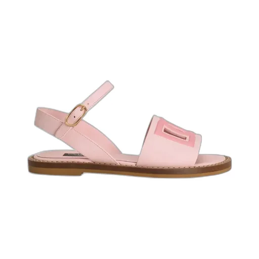 Buckled Logo Sandals