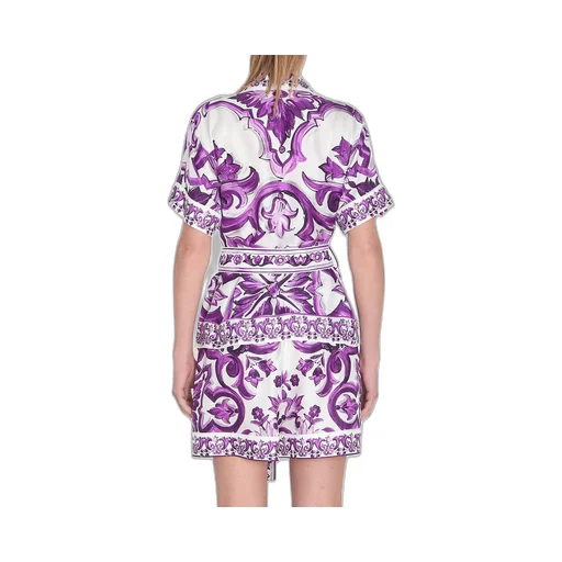 Majolica Printed Short-Sleeved Shirt