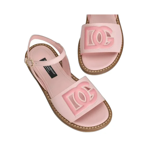 Buckled Logo Sandals