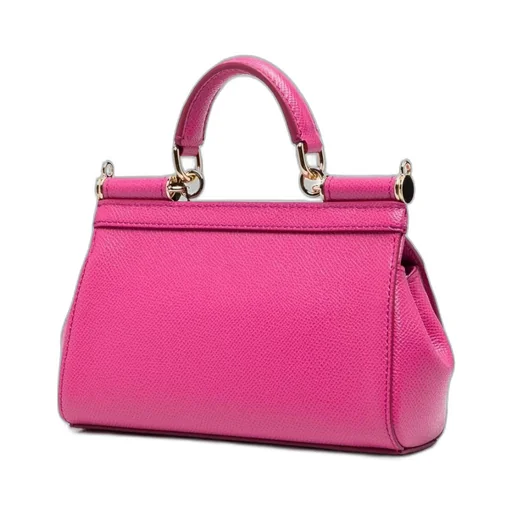 Dolce Sicily Sml Lthr Tote Bag