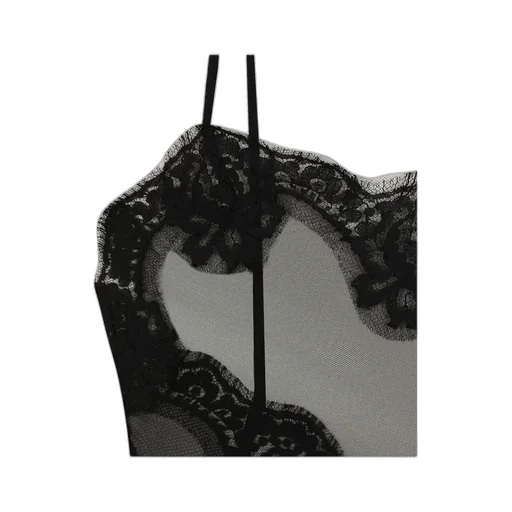 Lace-Trim Tank Top