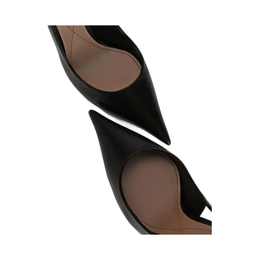 Leather Slingback Pumps
