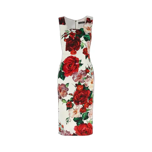 Floral Printed Sleeveless Dress
