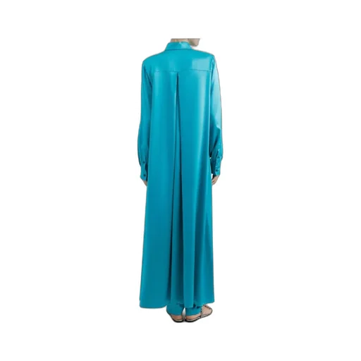 Satined Shirt Dress