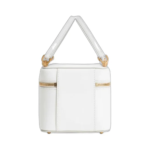Logo Plaque Zipped Handbag