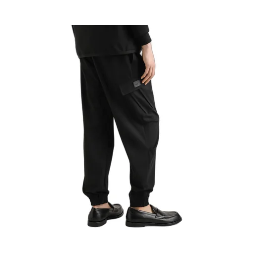 Drawstring-Waist Cargo Pants