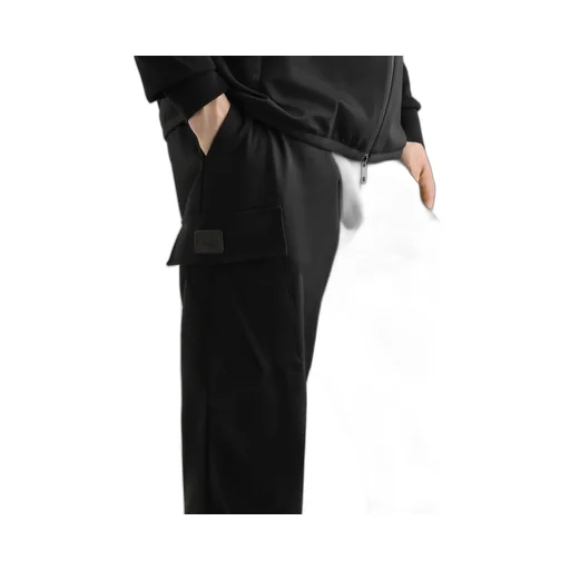 Drawstring-Waist Cargo Pants