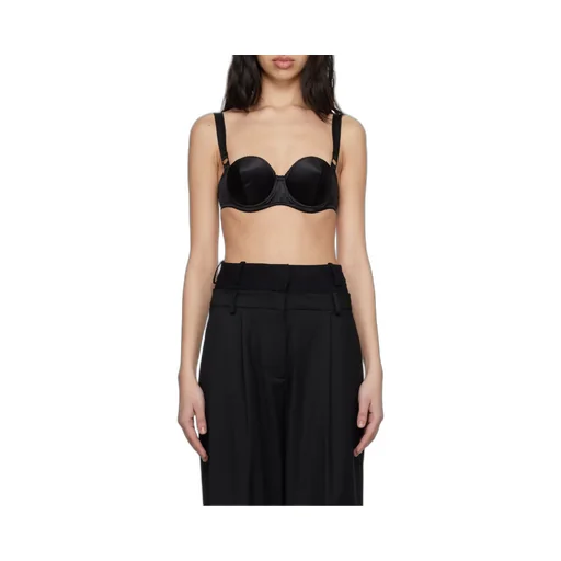 Conical Cups Satin Balconette Bra