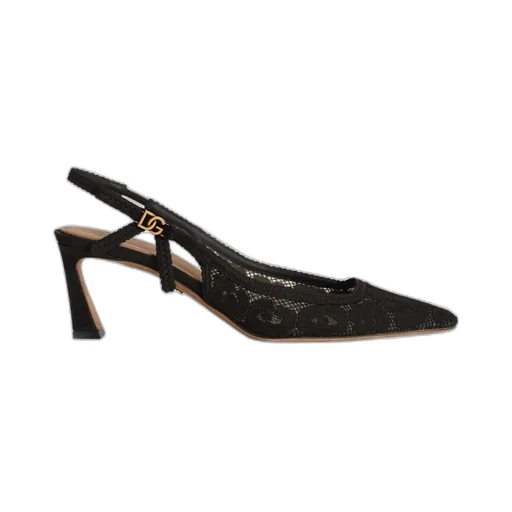 Lace Slingback Pumps